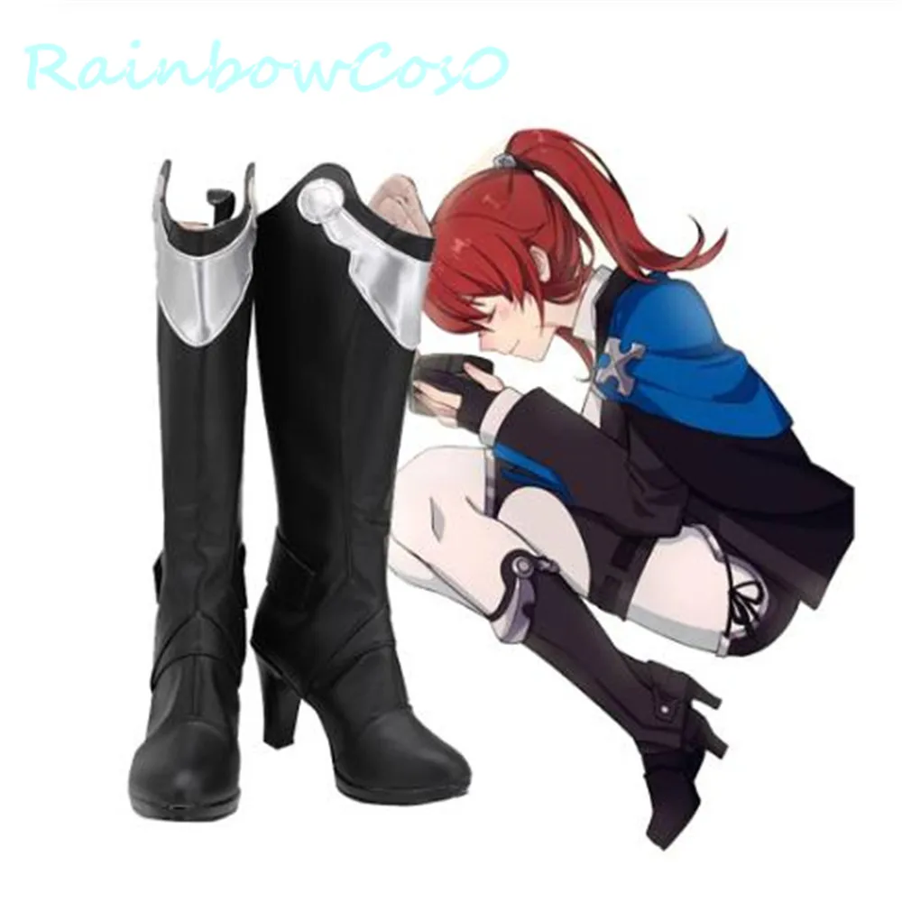 Honkai Impact 3 Murata Himeko Kriegsmesser Cosplay scarpe stivali gioco Anime Halloween RainbowCos0 W1166