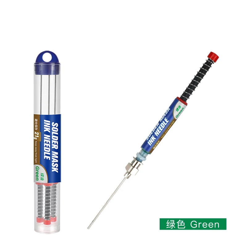 3 Cơ Xanh/Đen UV Mặt Nạ Hàn PCB Sơn Bảo Vệ Đèn UV Chữa Hàn Dán Thông Lượng Tinh Dầu Xanh/Dầu Đen