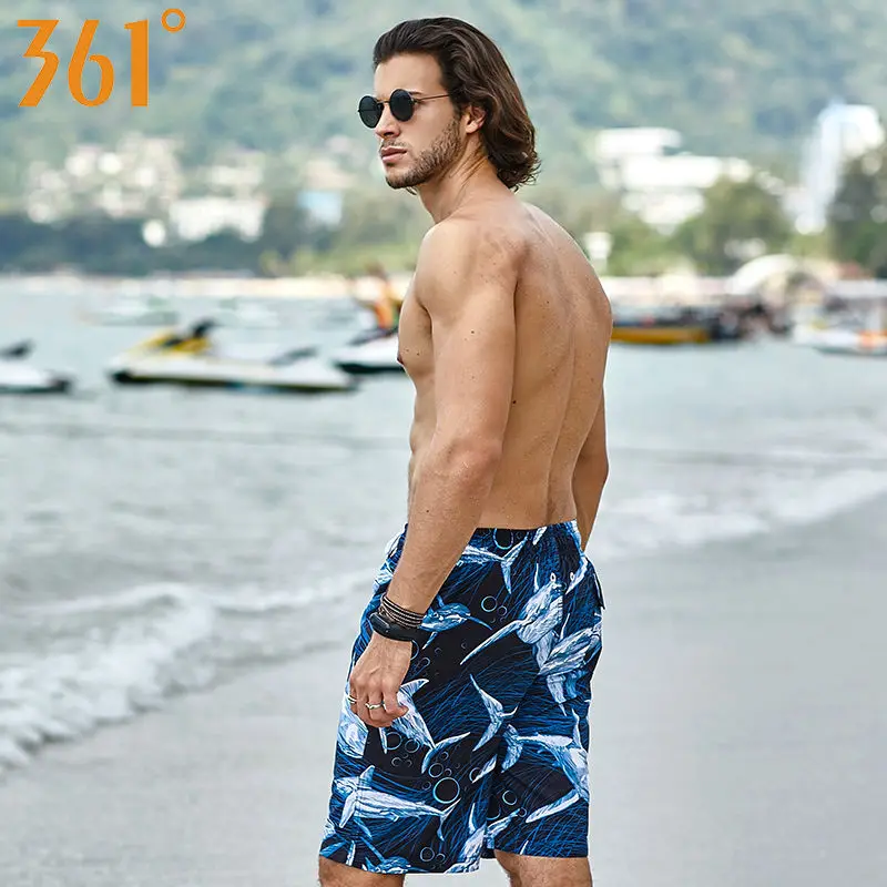 Мужская быстросохнущая одежда для плавания, короткие штаны, летние пляжные плавки, плавки, боксеры, трусы для серфинга, Защитные шорты