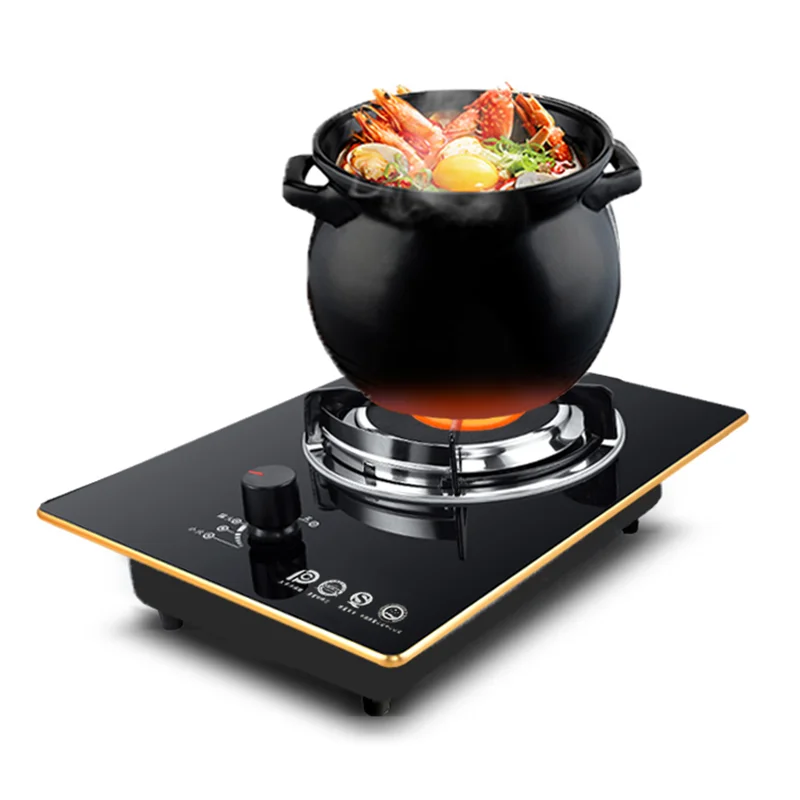 4.0KW Bếp Gas Hồng Ngoại Đơn Bếp Gia Đình Khí Hóa Lỏng Tự Nhiên Bếp Gas Để Bàn Bếp Hỏa Lực Ác Liệt Bếp Gas Âm BT