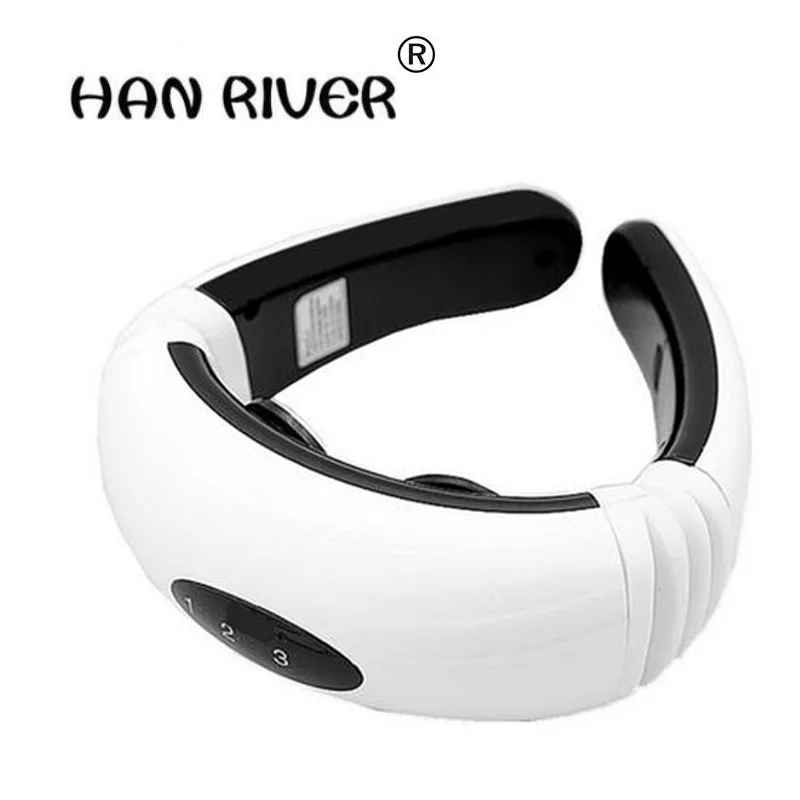 

HANRIVER High quality Electric pulse Back and Neck massager Cervical Vertebra Treatment Instrument Acupuncture magnetic therapy