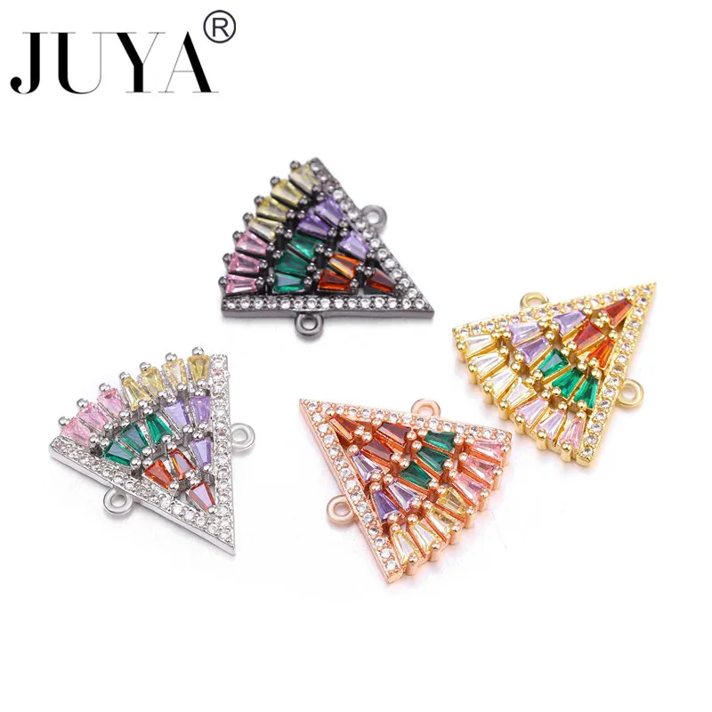 JUYA Diy colored little girl sheep Charm Bracelet For Women Girl Clear Cubic Zirconia Bracelets Adjustable friendship bracelets