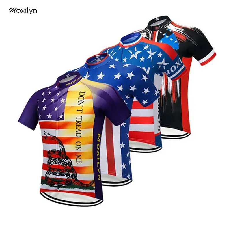 Moxilyn 2019 Cycling Jersey Top Summer Racing Cycling Clothing Ropa Ciclismo Short Sleeve MTB Bike Jersey Shirt Maillot Ciclismo