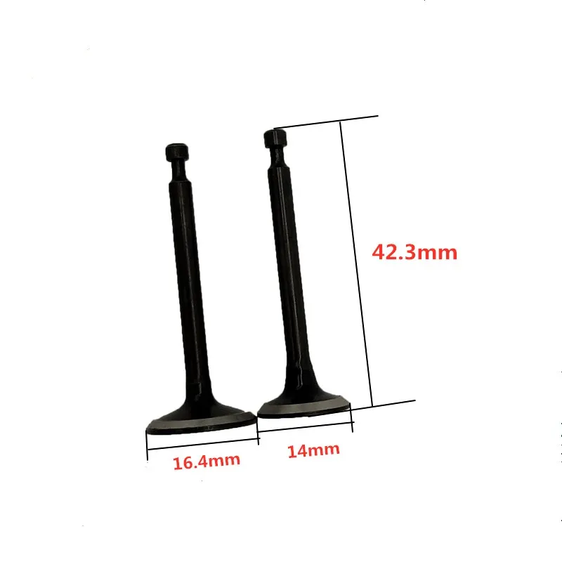 1 Set GX50 VALVE IN. & EX. SET FOR ROBIN SUBARU GX50 Lawn mower brush cutter INLET OUTLET INTAKE EXHAUST
