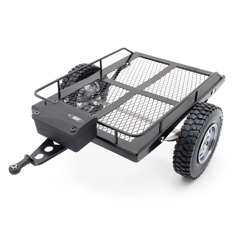 KYX Racing Metal RC Trailer Hopper Frame Simulation for Rock Crawler Truck Trail TRX-4 TRX4 Axial SCX10 RC4WD D90 CC01 Crawler 