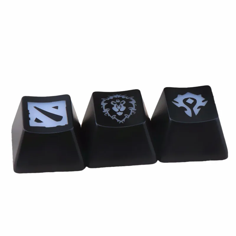 1PCS DIY Gaming keycaps Key Button World of Warcraft DOTA key caps game keycap Accessories Mercy ABS Cap for Mechanical keyboard