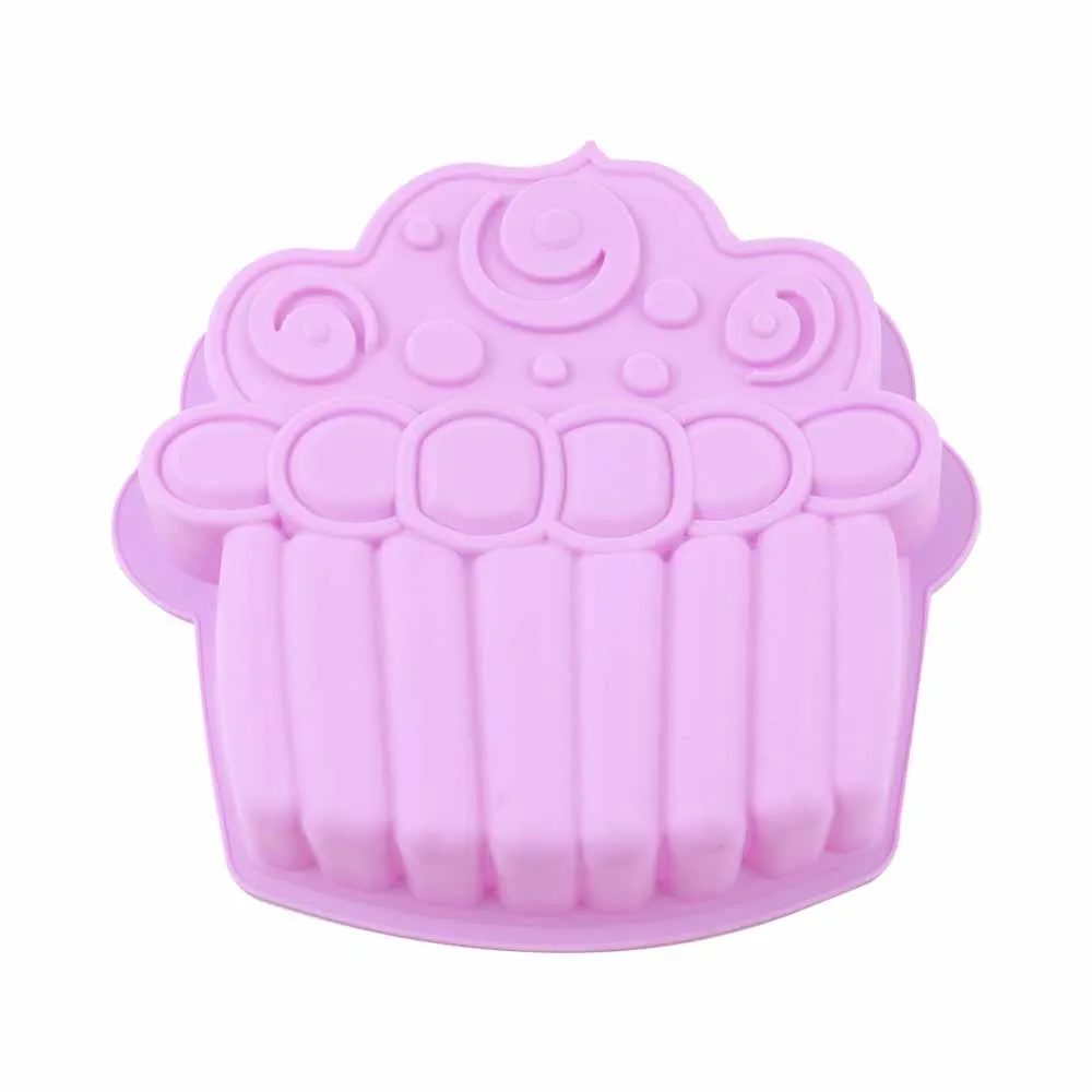 

Large Ice Cream Shape Cake Silicone Mold Chocolate Fondant Handmade Bread Pastry Mould Pizza Pan Cake Bakeware Tools