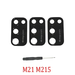 Camera Glass Lens For Samsung Galaxy M21 M215F M215 Mobile Phone New Rear Cover Back Camea Lens Replacement Part + Tool