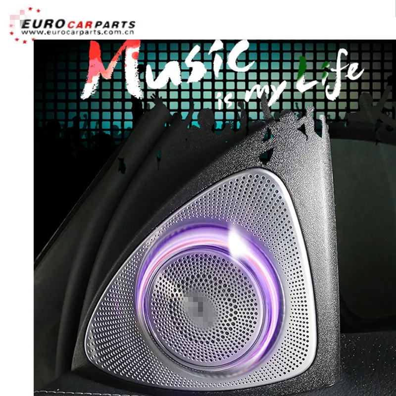 E class W213 horn car speakers fit for E class w213 all years for w213 3D Speakers rotating tweeters 64 colour