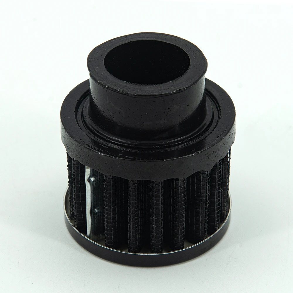 25mm Car Motorcycle Air Filter Clip-On Auto Round Conical Cold Air Intake Filter Kit Vent Crankcase Breather Part Auto Accessory