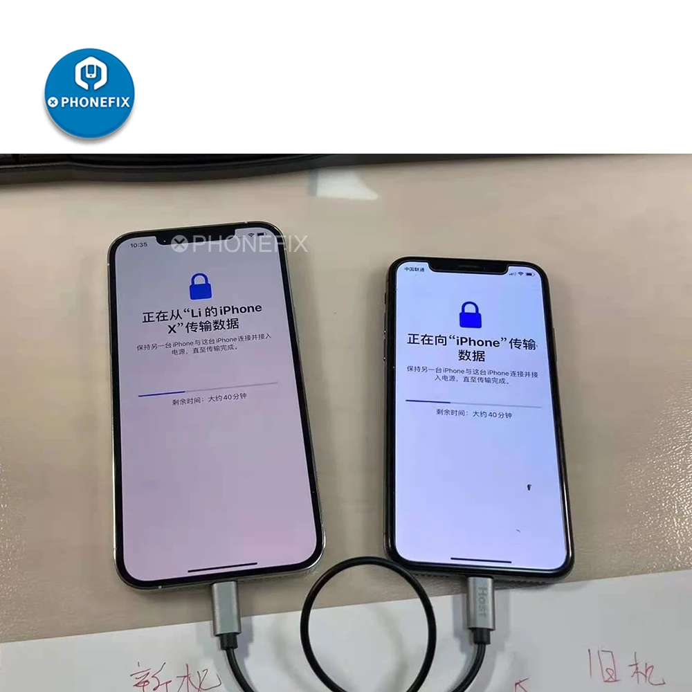 라이트닝-라이트닝 OTG 케이블, 아이폰, 아이패드용 데이터 마이그레이션, 비디오, 사진 동기화, 데이터 전송, 데이터 라이트닝 케이블