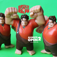 1Pcs Disney Movie Wreck-It Ralph Figure Toy Dolls Solid Pvc Arm Rotation Model 8cm Kids Gift