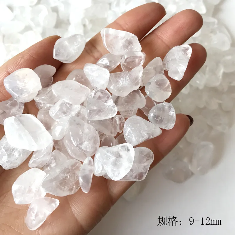 Wholesale 100g 4 Size Natural White Crystal Stone Quartz Points Gravel Chakra Healing Reiki Quartz Crystals Natural Stones