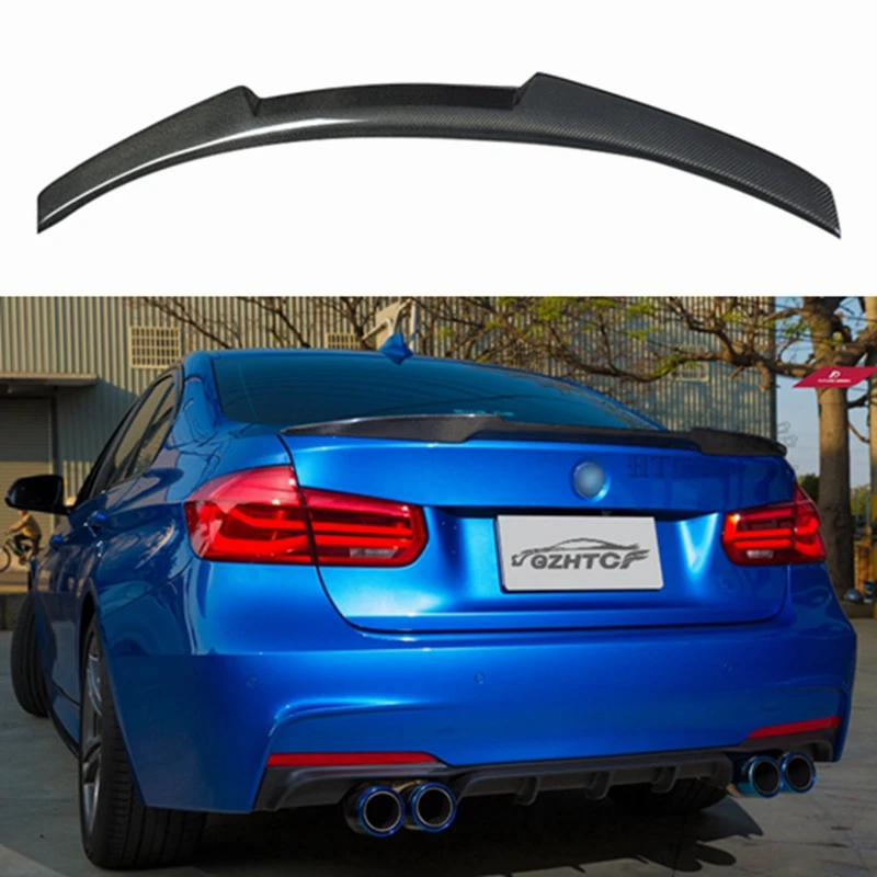 

Carbon Fiber Rear Trunk Spoiler For BMW F30 3 Series (2012 - 2018) F80 M4 Great Fitment UV-Cut High Gloss Finished