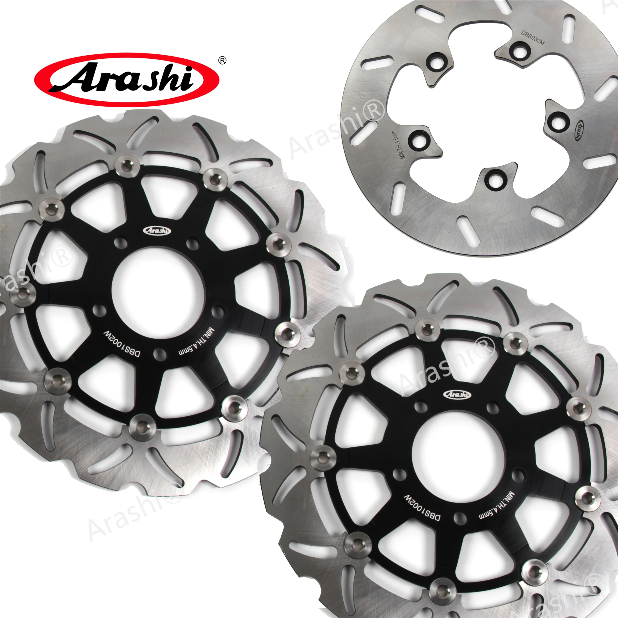 

ARASHI SV650S SV650 Front Rear Brake Rotors Brake Disc Fit SUZUKI SV 650 2003-2010 SV 650S 2003-2009 2004 2005 2006 2007 2008