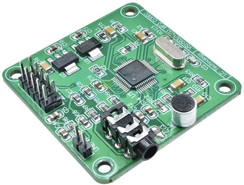 Dc 5V VS1053 Audio Module MP3 Speler Module Development Board Onboard Opname Spi Ogg Encoding Opname Controle Signaal Filter