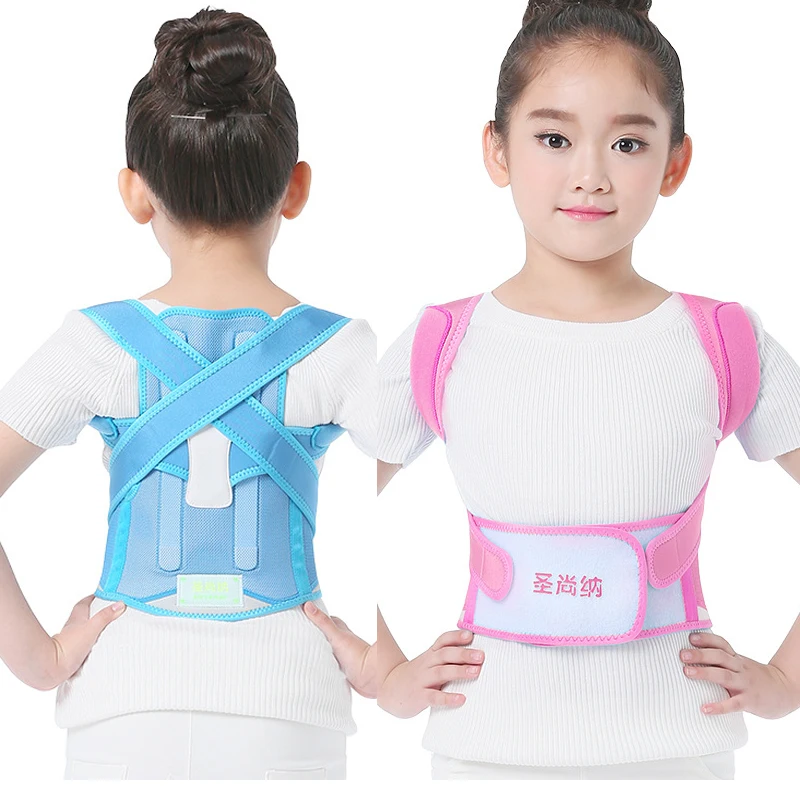 Adjustable Back Posture Corrector with resin keel support brace support Belt Posture corset Correction For students children