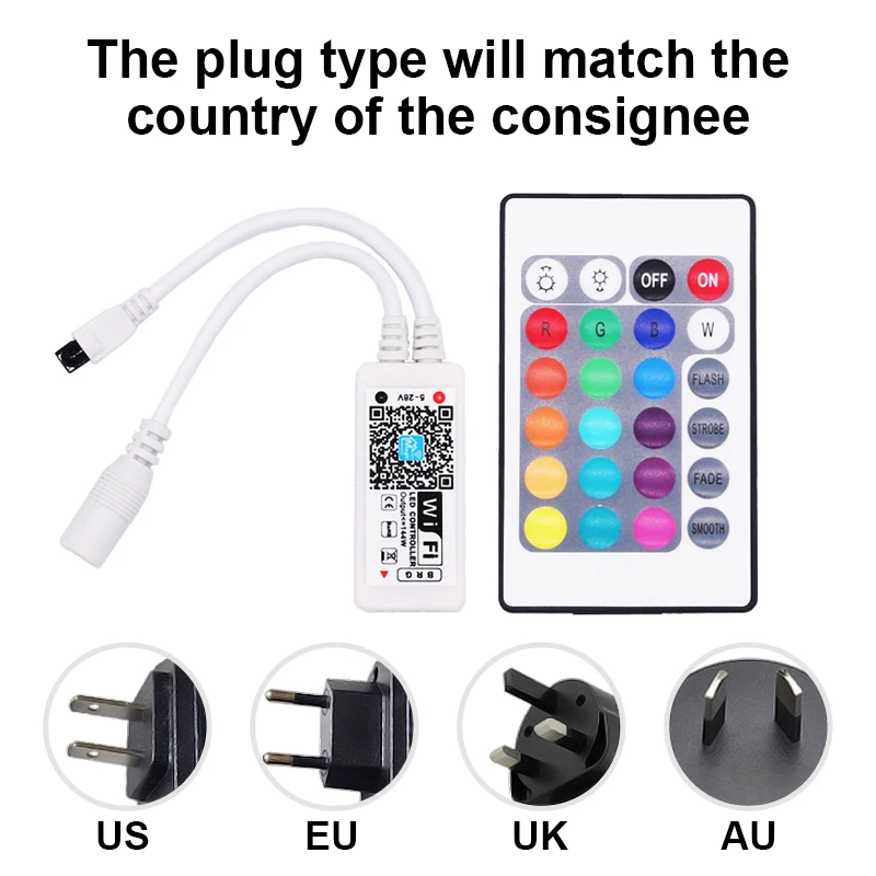 Led Strip Lights With Remote For Room LED12V Lighting Neon Tape Lamp Waterproof Led Ribbon Strips 5050/2835 RGB Flexible Adapter