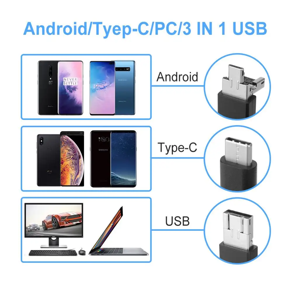 3.9mm 720P Ear Spoon Cleaning Tool 1.3MP Android Type C USB Medical Otoscope Inspection Camera Ear Nasal Earpick Endoscope