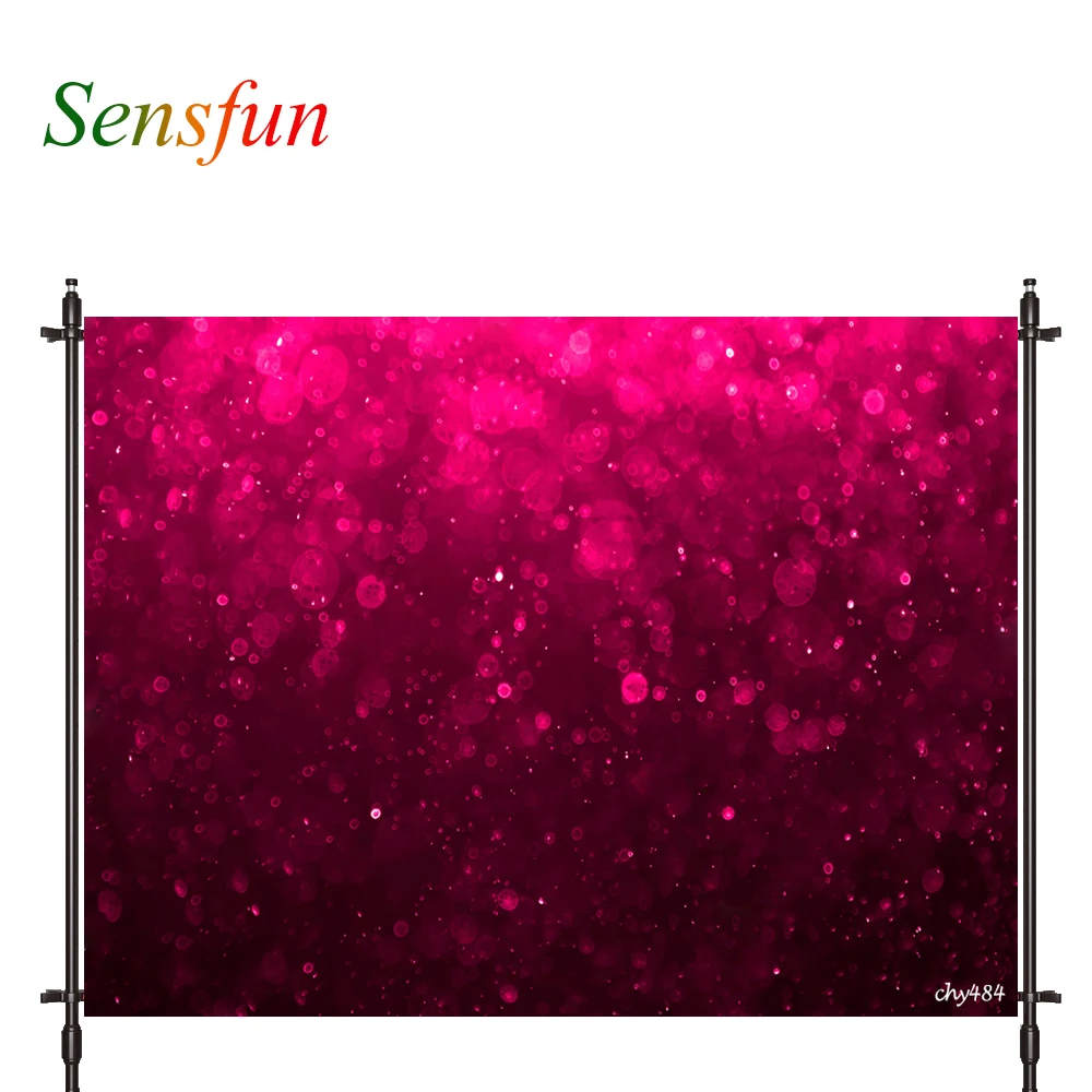 LEVOO Fuchsia Noble Spot Bokeh Background Decoration Shiny Family Party Photo Shooting Live Background Chy484