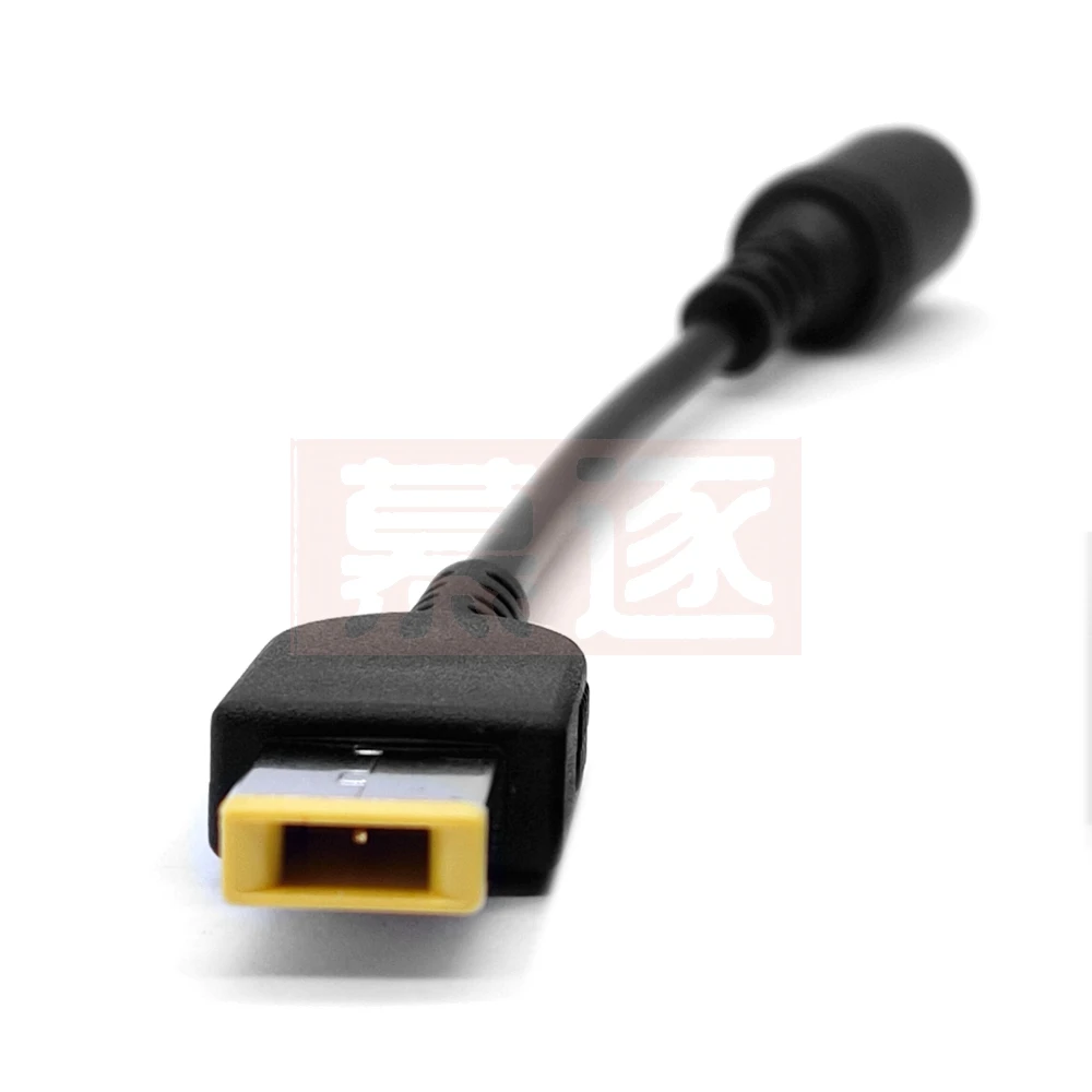 Adaptador de energia para Lenovo ThinkPad, DC 20V Carregador, Conector Conversor Carbono, Nova fonte de alimentação, 7.9*5.4mm, 15cm