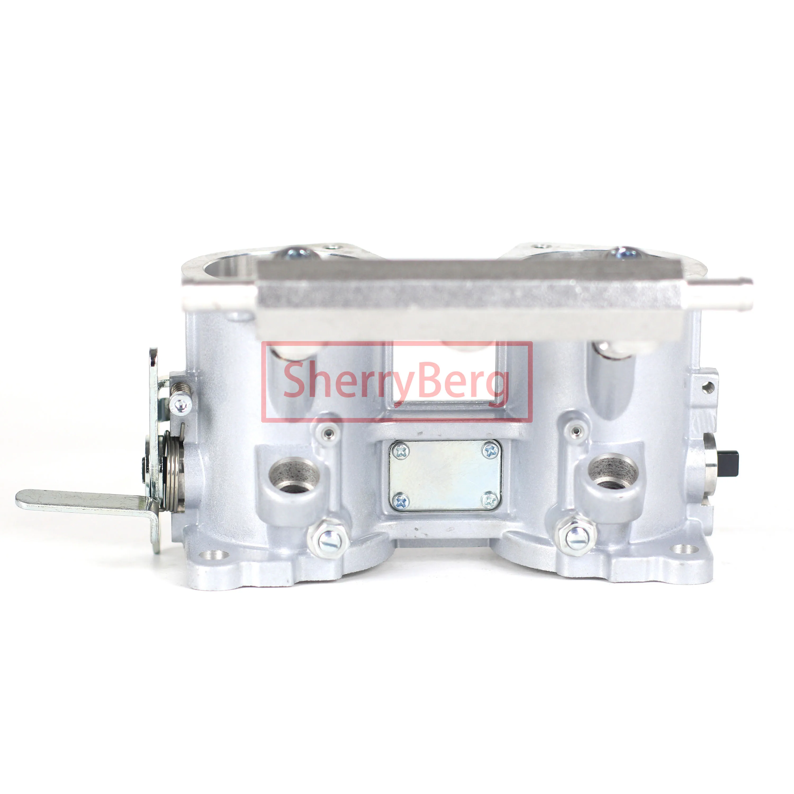 SherryBerg 48MM 48 mmIDF TBS Throttle Bodies For Jenvey IDF Style Carb 84mm Height TFP48I 48mm Rep. Weber Dellorto W Fuel Rail