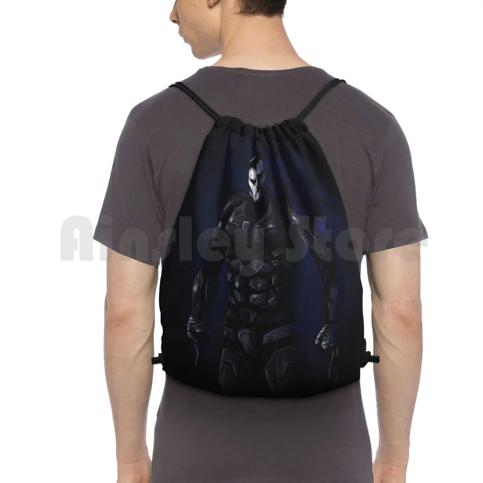 The Pugilist Movie-Concept Art Backpack Drawstring Bag Riding Climbing Gym Bag Pugilist Indiemovie Superhero Antihero