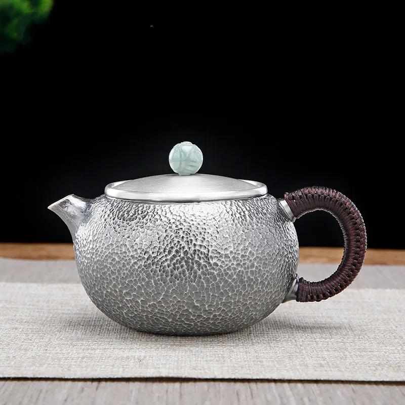 

Silver Teapot Handmade Tea Set Xishi Teapot Large Household Teapot 999 Pure Silver Kettle Silver Teapot