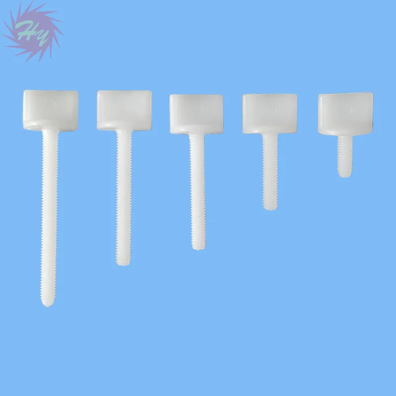 10 PCS M4 Metric Threaded Nylon Plastic Thumb Screws Full Thread RC Accessory