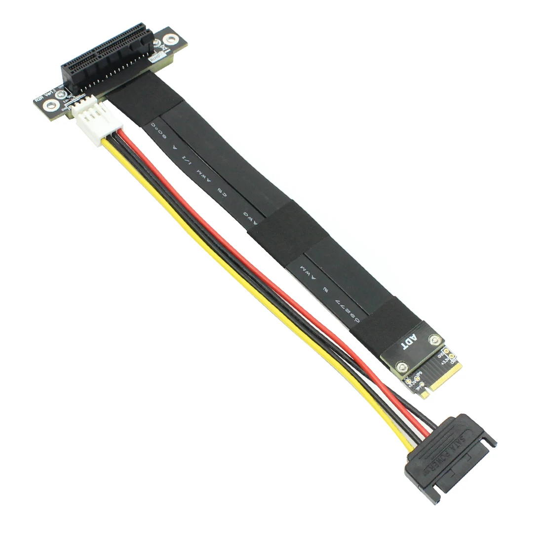 Riser PCIe x4 3.0 PCI-E 4x Per M.2 per NGFF per NVMe Tasto M 2280 Carta Della Colonna Montante Gen3.0 Cavo di Prolunga m2 PCI-Express cavo di