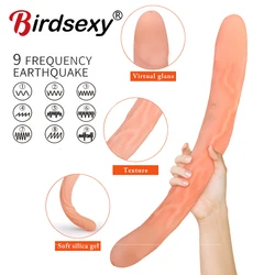 Super Long Dildo Vibrators for Women Strapless Strapon Vibrator for Lesbian Double Penetration Sex Shop for Couples Vibrators