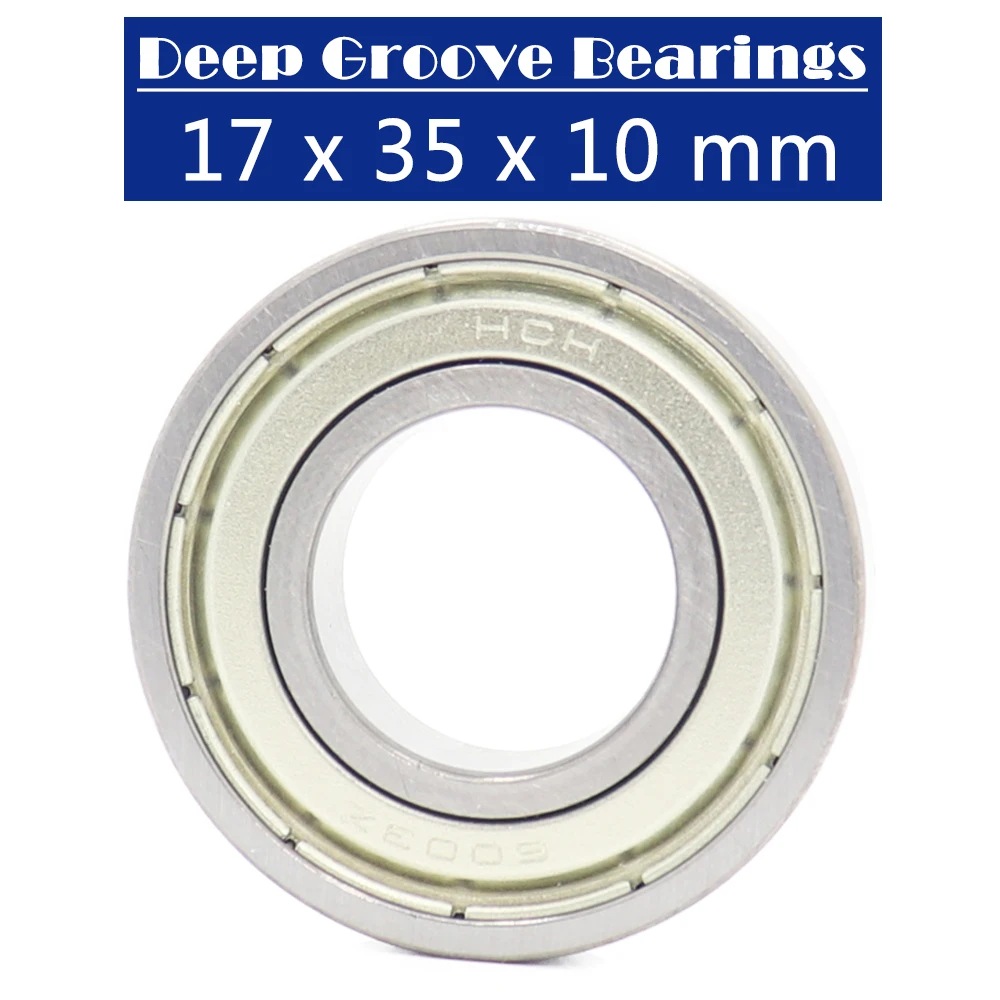 6003ZZ Bearing 17*35*10 mm ( 6 PCS ) For Blower Vacuums Saw Trimmer Deep Groove 6003 Z ZZ Ball Bearings 6003Z