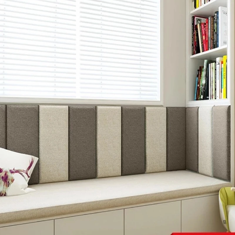 Bed Headboard Home Decoration Teenager Kid Bedroom Decor Aesthetic Front Panels Cabecero Headboards Tatami Anti-Collision Decal