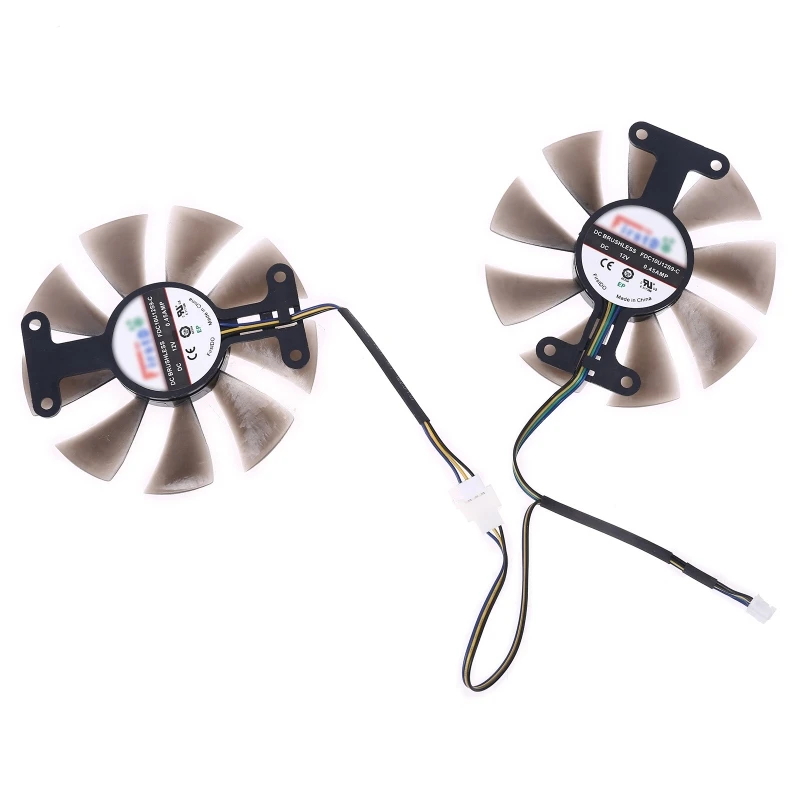 2x85mm 0.0,55a RX580 RX590 per POWERCOLOR datuniversal Radeon RX 580 590 ventola di raffreddamento della scheda grafica