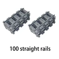 100 rieles rectos
