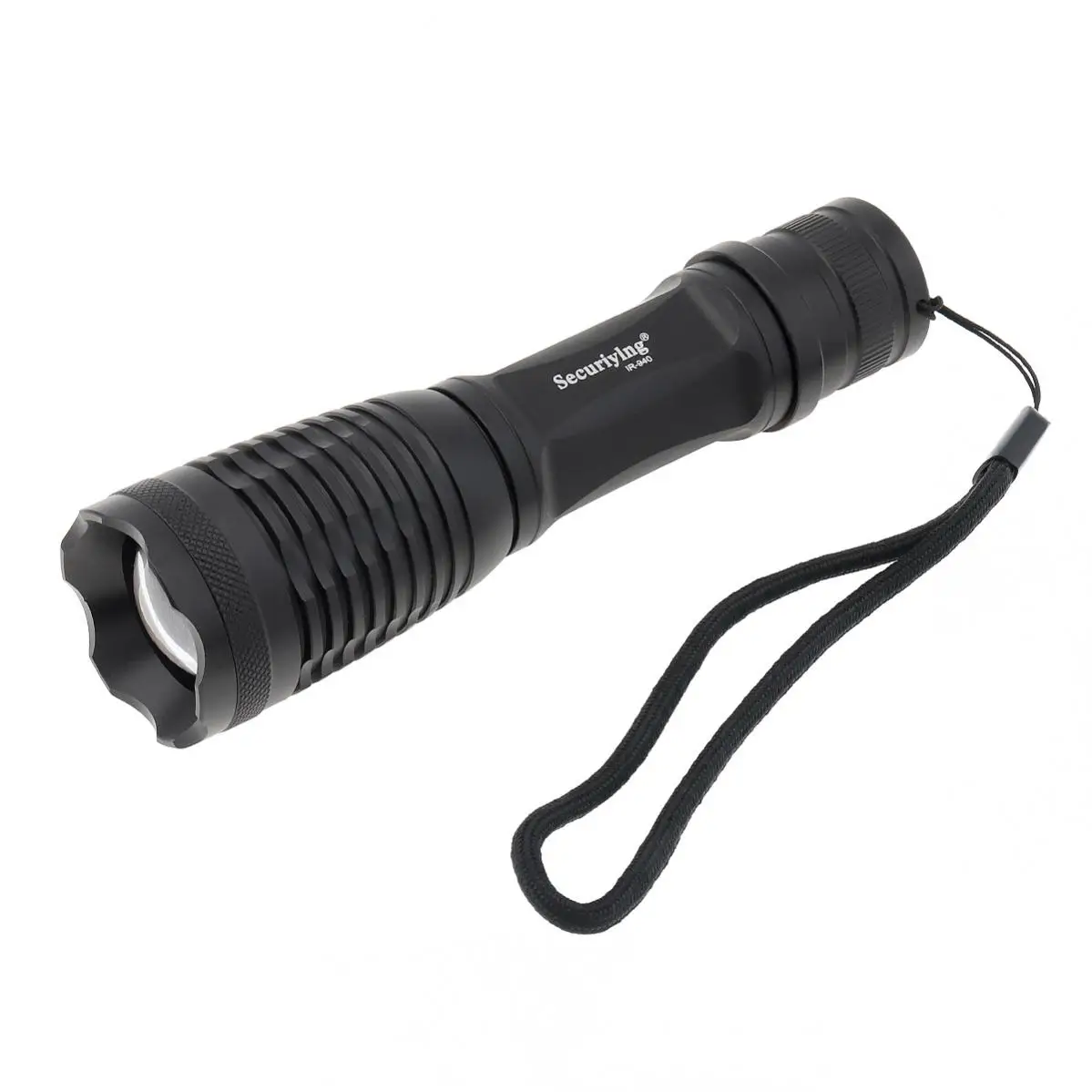 SecurityIng E6 IR Hunting Flashlight Zoomable Focus 850nm LED Infrared Radiation IR Night Vision Torch Use 18650 / AAA Battery