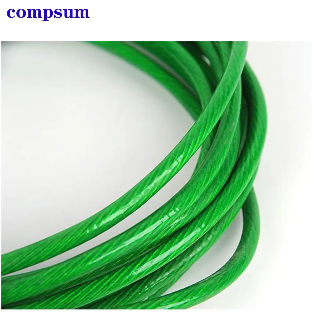 Cable de cuerda de alambre Flexible recubierto de PVC, acero inoxidable para tendedero, estante de uva para invernadero