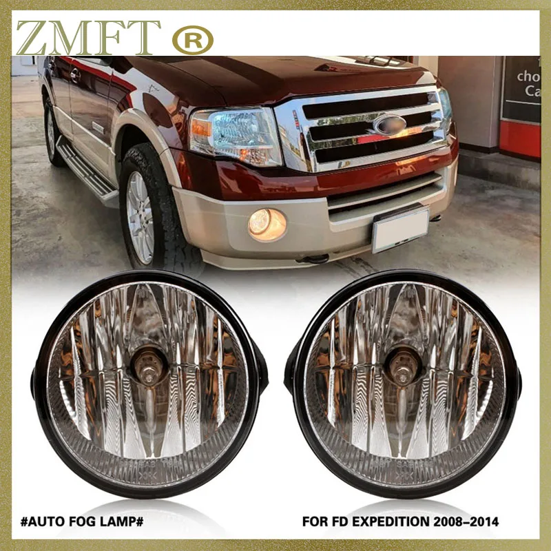 

2PCS Car Front Bumper Fog Light Assembly Kit For Ford Expedition 2007 2008 2009 2010 2011 2012 2013 2014