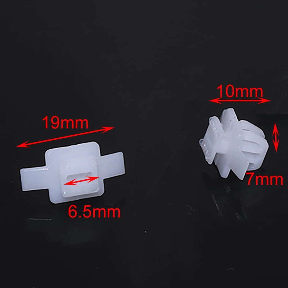 15Pcs 91513SMGE11 Wing Wheel Arch Trim Clips Surround Garnish fit for Honda Civic CRV Car Front White Nylon Clips Accessories