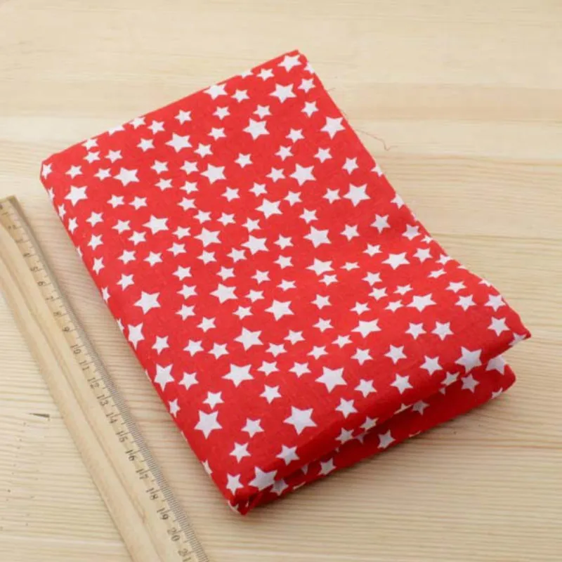 Booksew 50cmx50cm 7pcs 100% Cotton Fabric  Red Doll Cloth Tilda for Sewing Patchwork  Quilting Tissue textiles cheap tecido