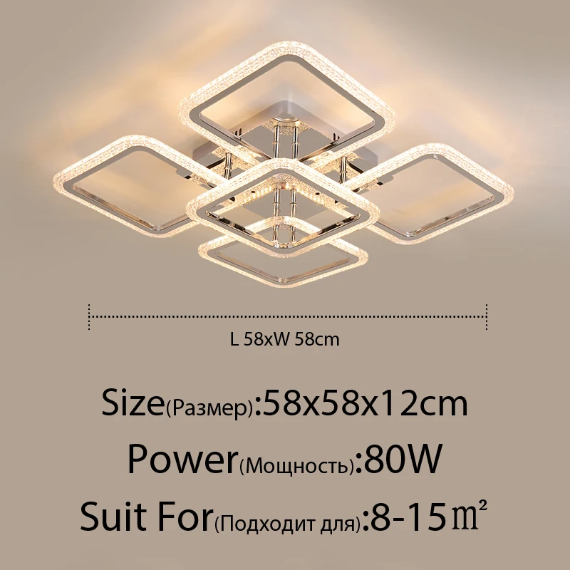 Moderne LED-kroonluchter op afstand dimbaar binnenverlichting voor slaapkamer restaurant studie eetkamer woonkamer verlichtingsarmaturen huis glans
