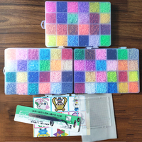 2.6mm Hama Beads 72 Colors Iron beads diy toy perler  Iron beads Kit Beads Education Toy Fuse Bead Jigsaw Puzzle 3D For Children