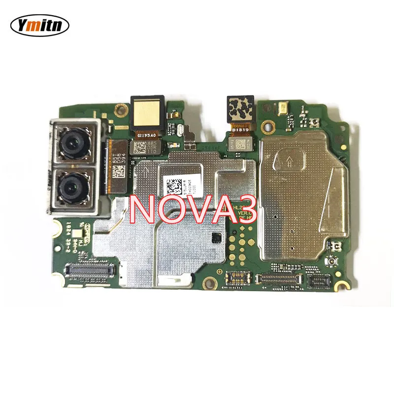 Ymitn Original Work Well Unlocked Motherboard Mainboard Main Circuits Flex Cable For Huawei NOVA 3 NOVA3 PAR-AL00