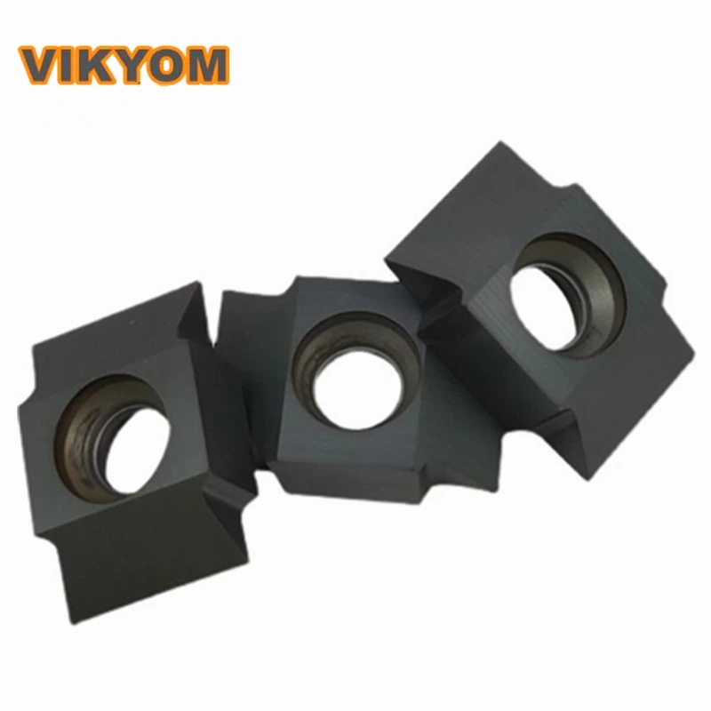 

10pcs/lot Black Coated Hard Vertical Mounted Alloy Milling Inserts 92 04 001 04 YC30S Milling cutter grain steel parts