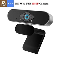 Youpin Xiaovv 1080P Webcam With Microphone 110° Wide Angle USB HD Camera Laptop Computer Webcast For Zoom YouTube Skype FaceTime
