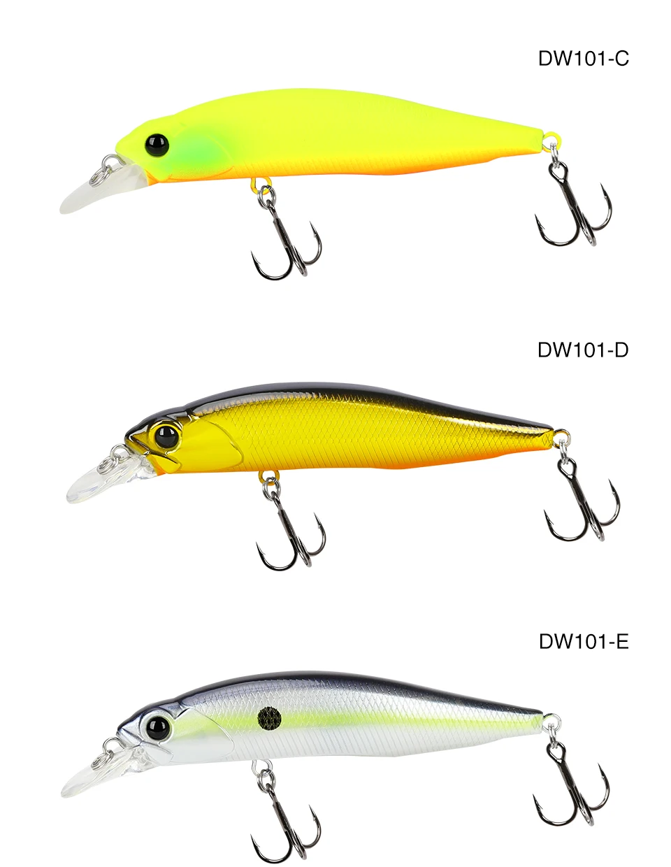 TSURINOYA 77SP Jerkbait 77 mm 8,5 g DW101 Suspending Minnow Pike Bass Angelköder 0,7–0,9 m künstlicher harter Köder Wobbler Kurbel – Detail 17