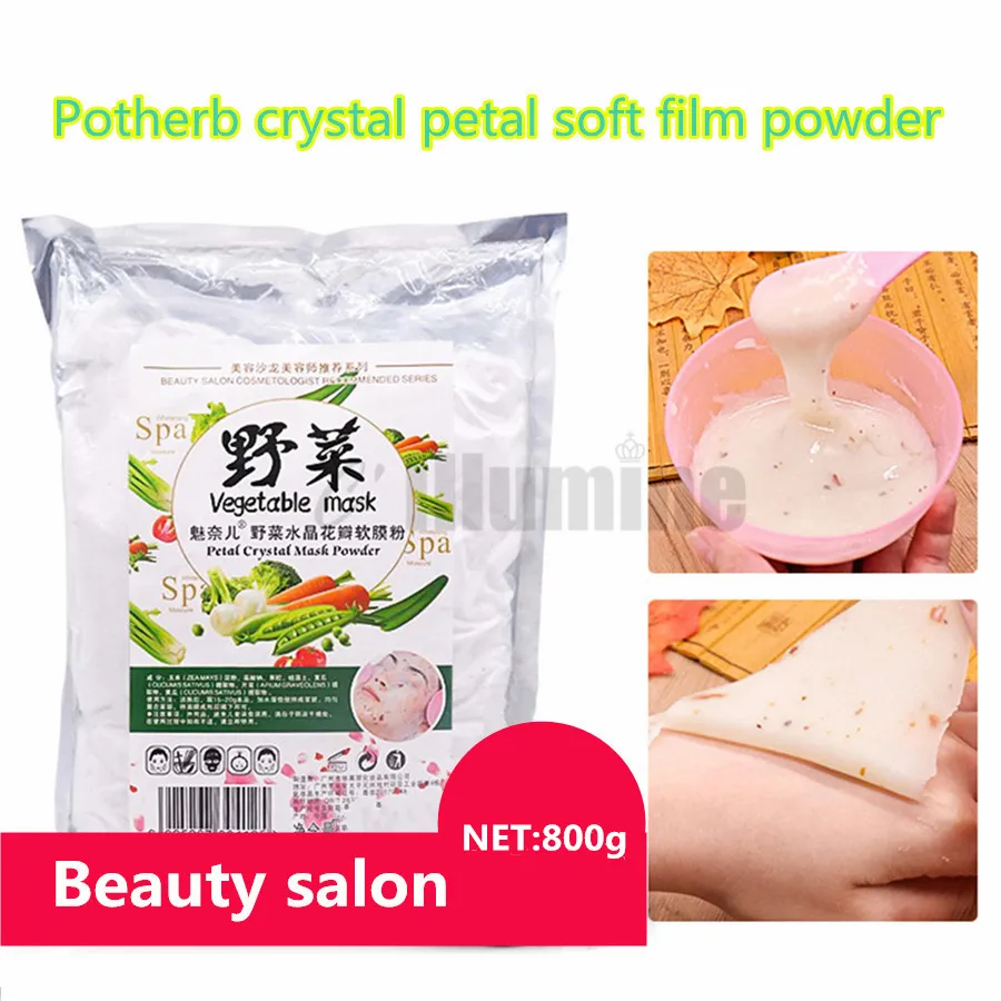 

Vegetable Crystal Petal Peel Off Modeling Powder Moisturizing Replenishment Anti Acne Ice Film Whitening Oil Control Mask 800g