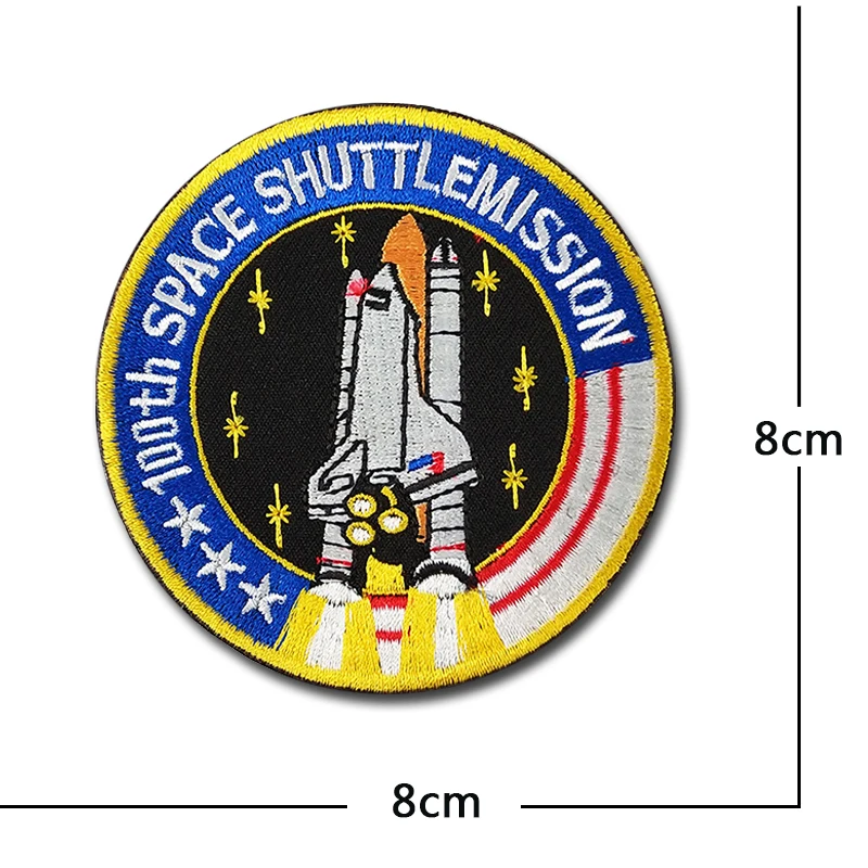 Astronauta łatka haftowana wysokiej jakości miłośnicy lotnictwa Logo opaska na ramię odznaka aplikacja na kurtkę dżinsy torba kapelusz plecak ubrania