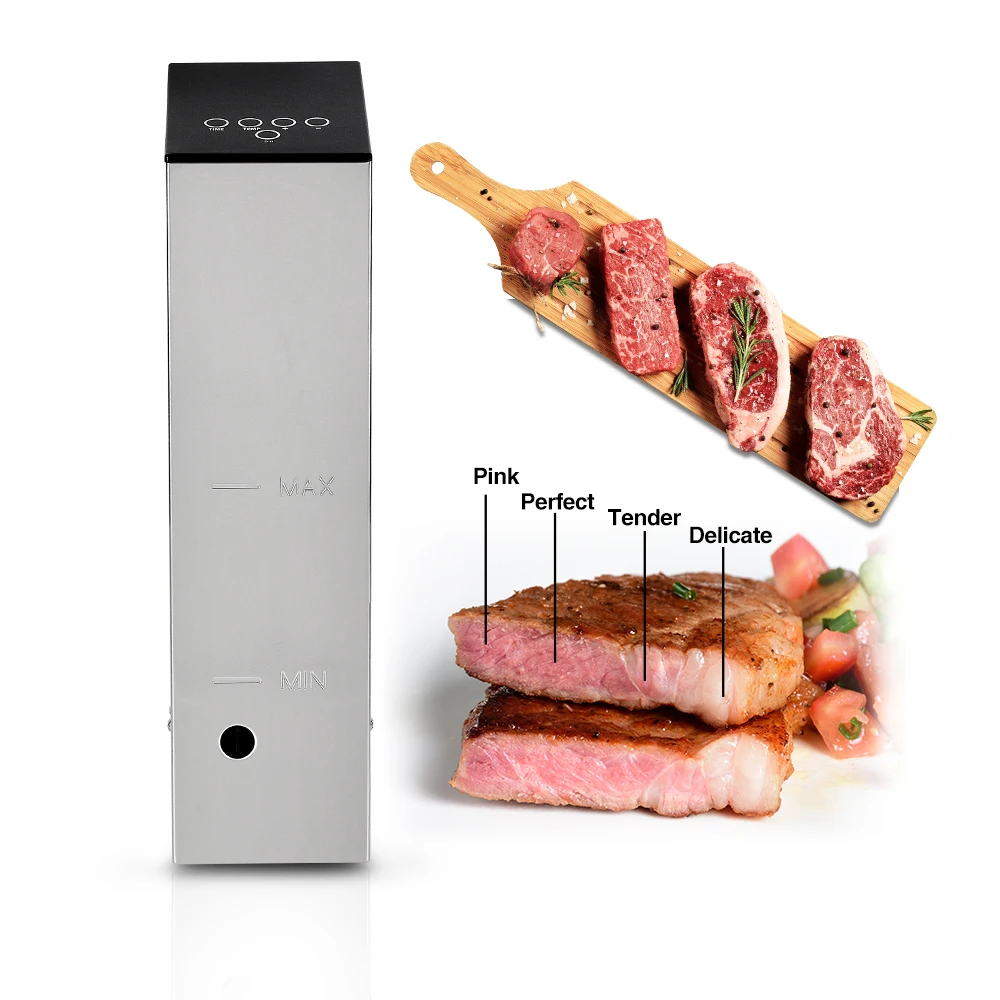 ITOP 1100W Sous Vide Cooker Waterproof Sturdy Immersion Circulator Slow Cooker Cooking Machine 110V 220V