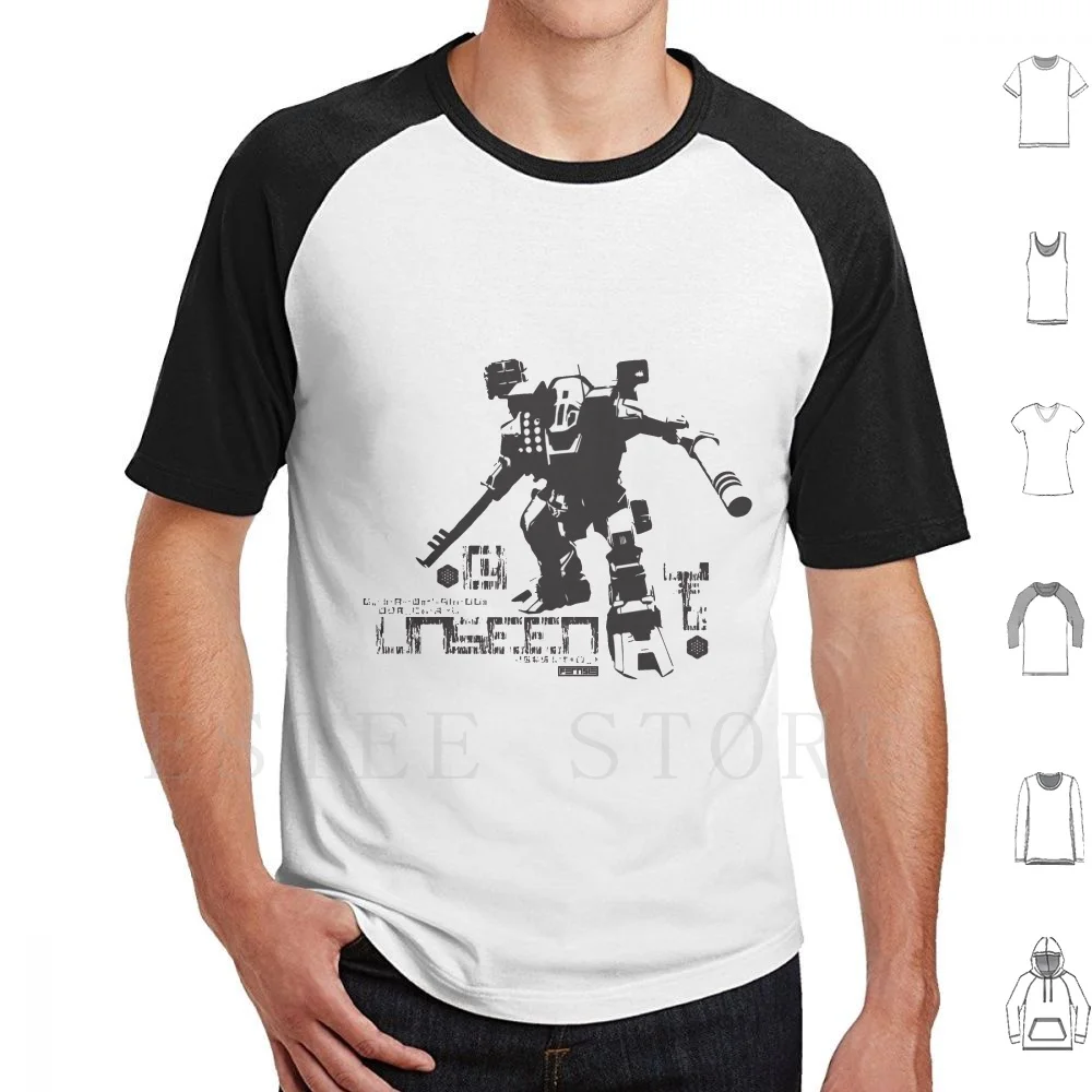 Unseen 4 T Shirt DIY Big Size 100% Cotton Mech Robot Battletech Unseen